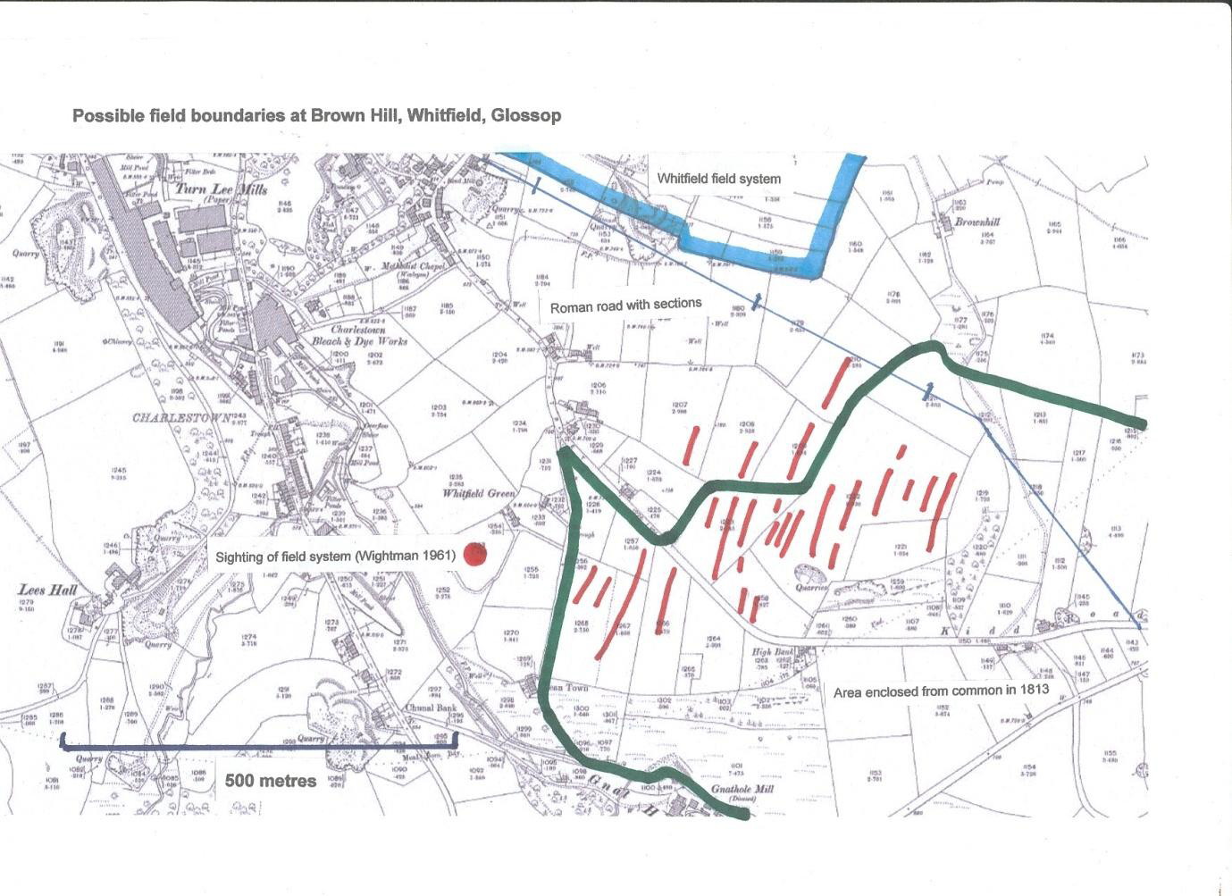 Brown Hill field boundaries